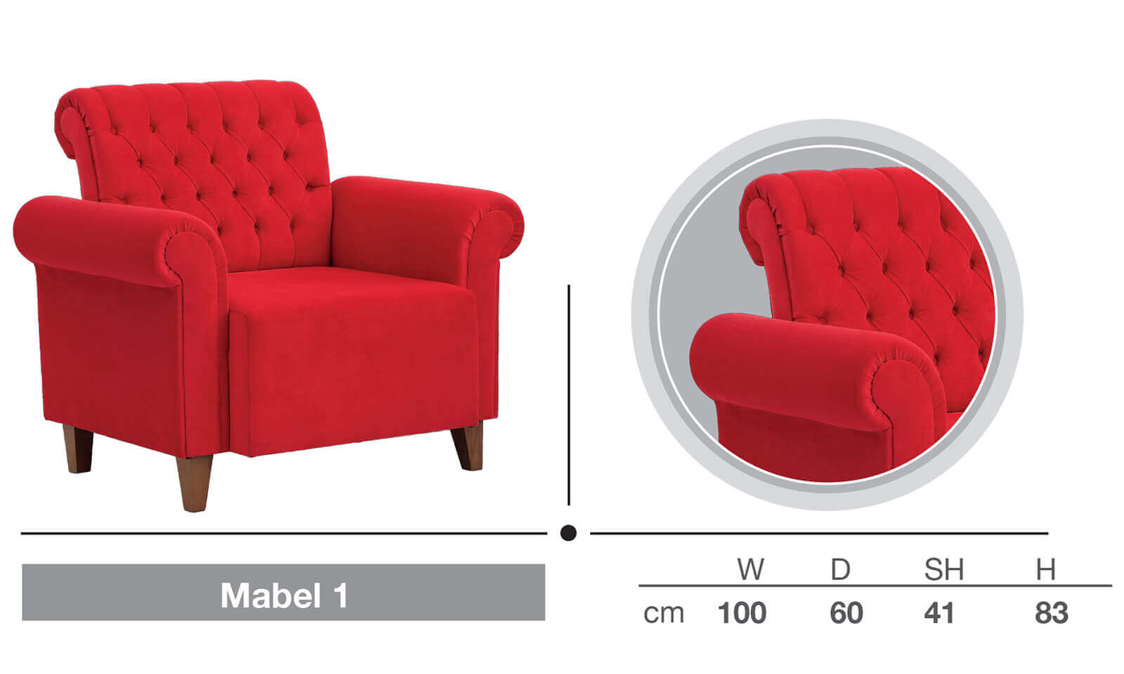 MABEL 1 CHAIR 